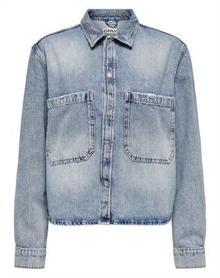 Onlcassie Denim Hemd - Light Blue Denim